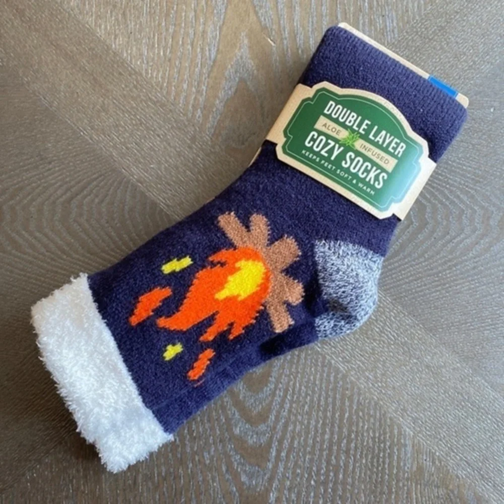 Airplus double layer cozy socks s men’s size 8-12.5